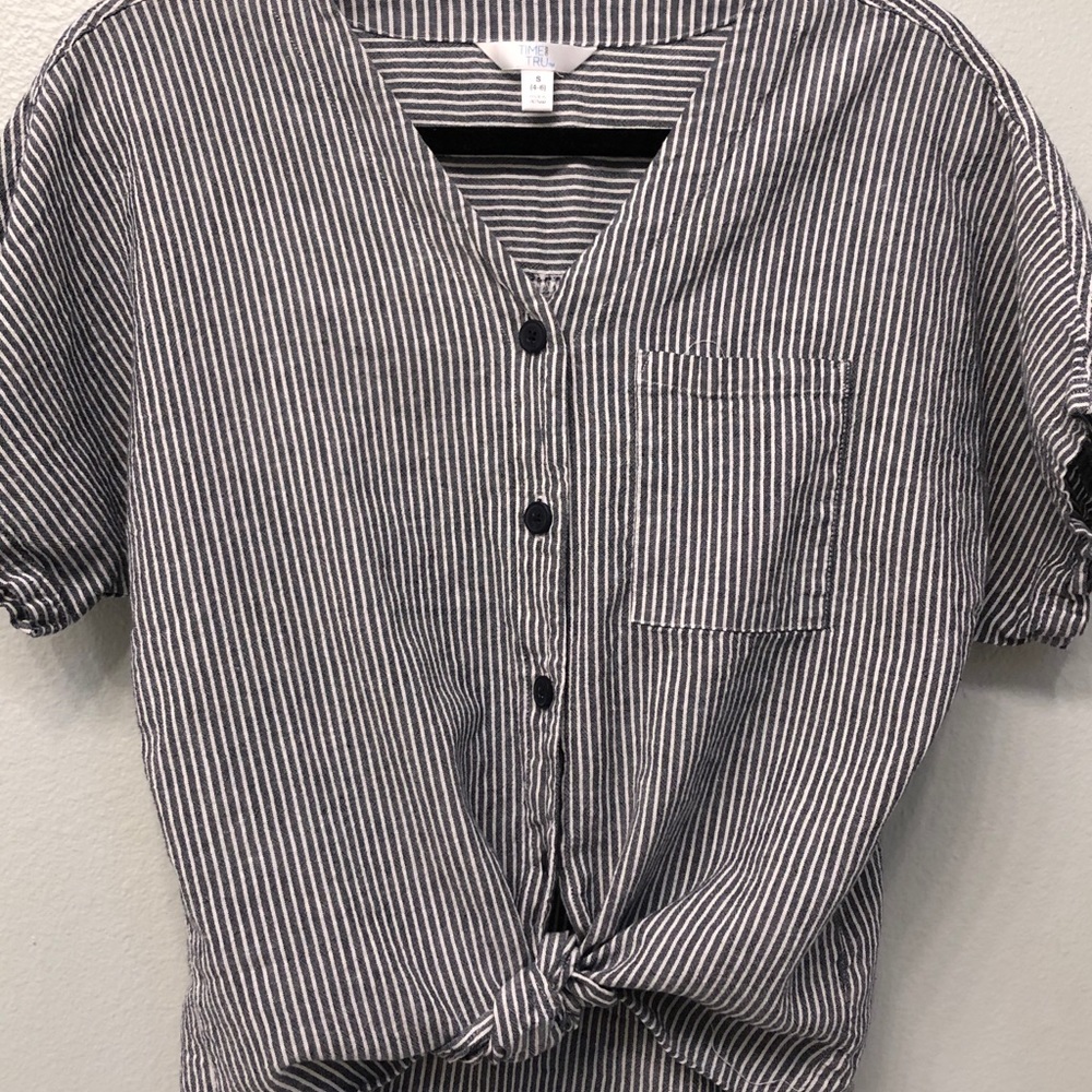 Women’s Striped Button Down